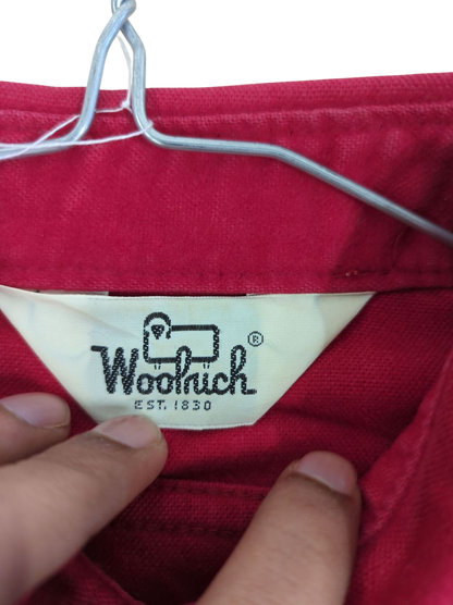 Wrangler Red Button-Down Shirt - EST 1830