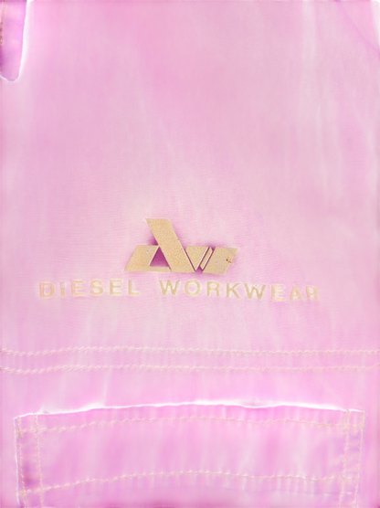 Diesel Workwear Red Button-Up Shirt - Size L