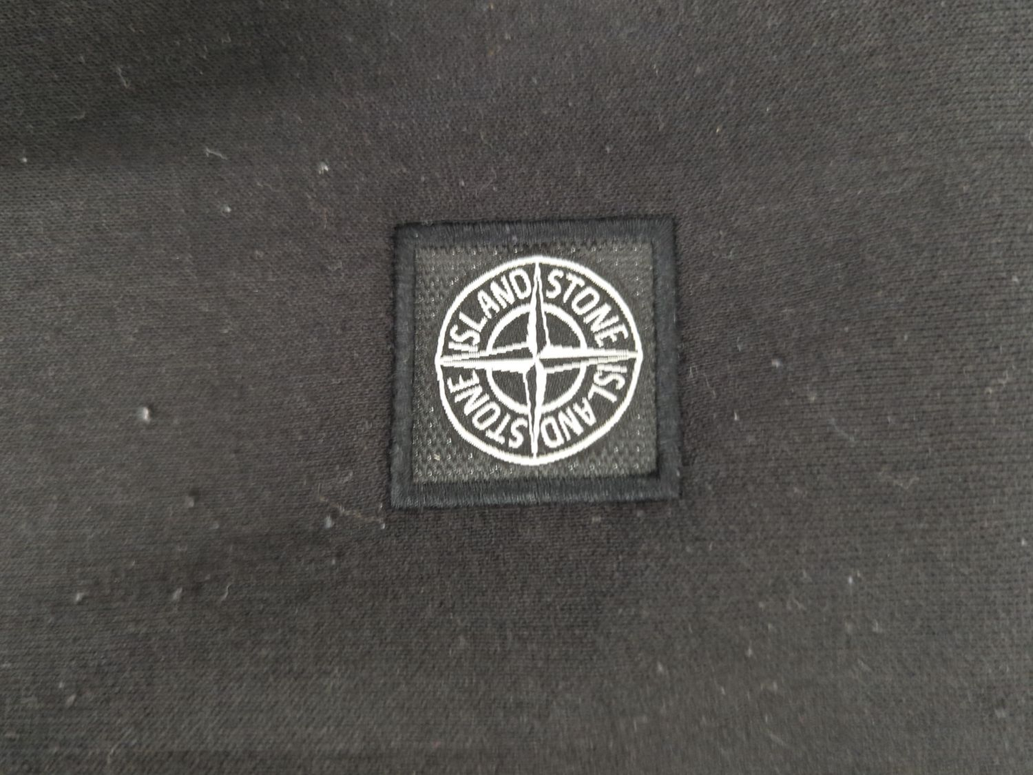Stone Island Black Zip-Up Sweatshirt - Size 3XL