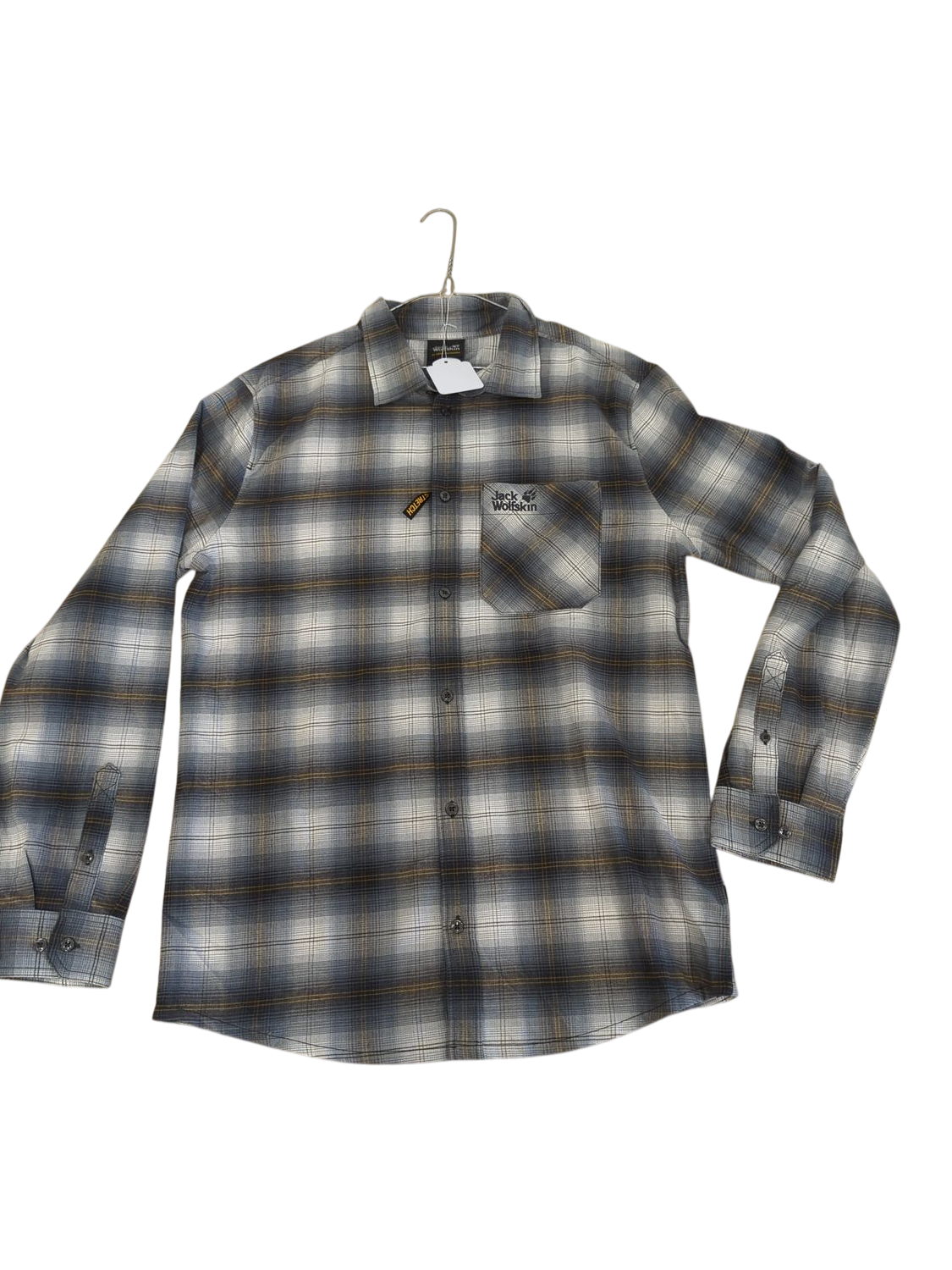 Jack Wolfskin Plaid Button-Down Shirt - Size S