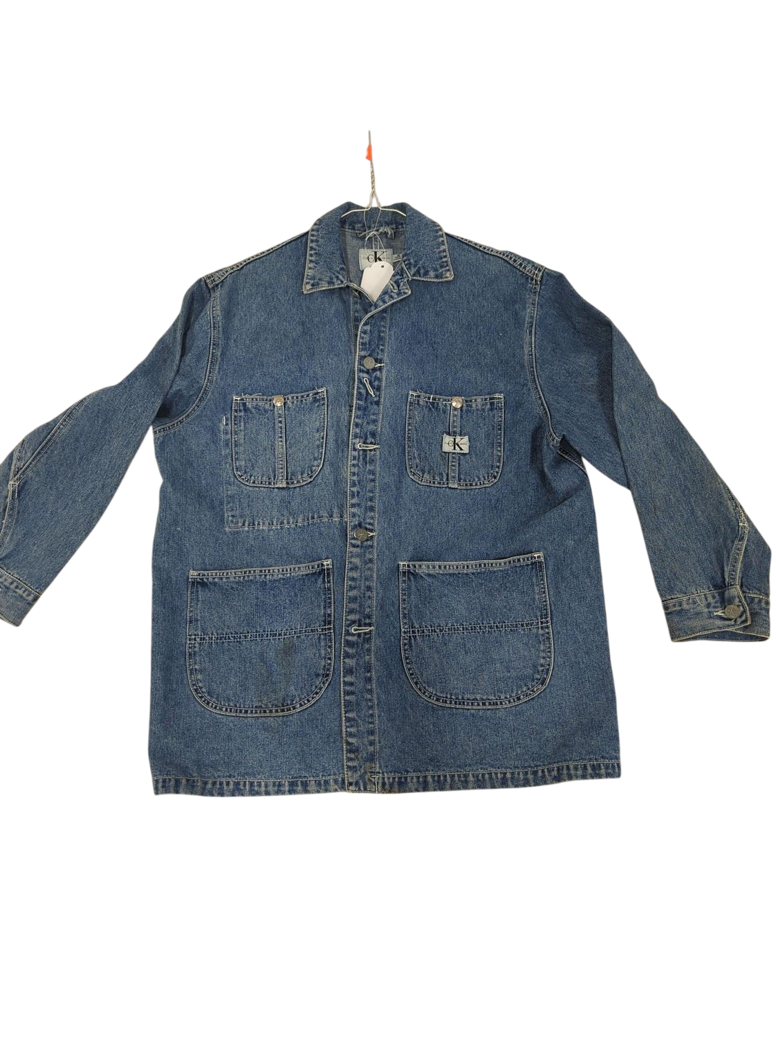 Calvin Klein Denim Button-Down Jacket - Size S