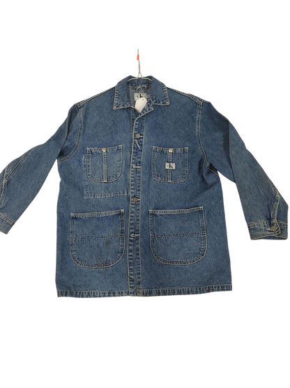 Calvin Klein Denim Button-Down Jacket - Size S