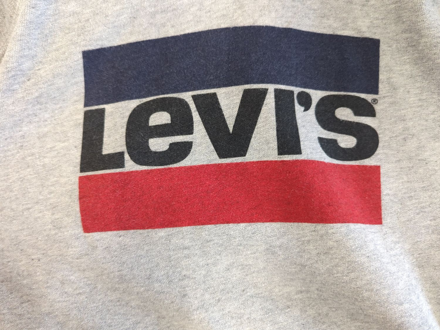 Levi's Grey Logo Sweatshirt - Size L