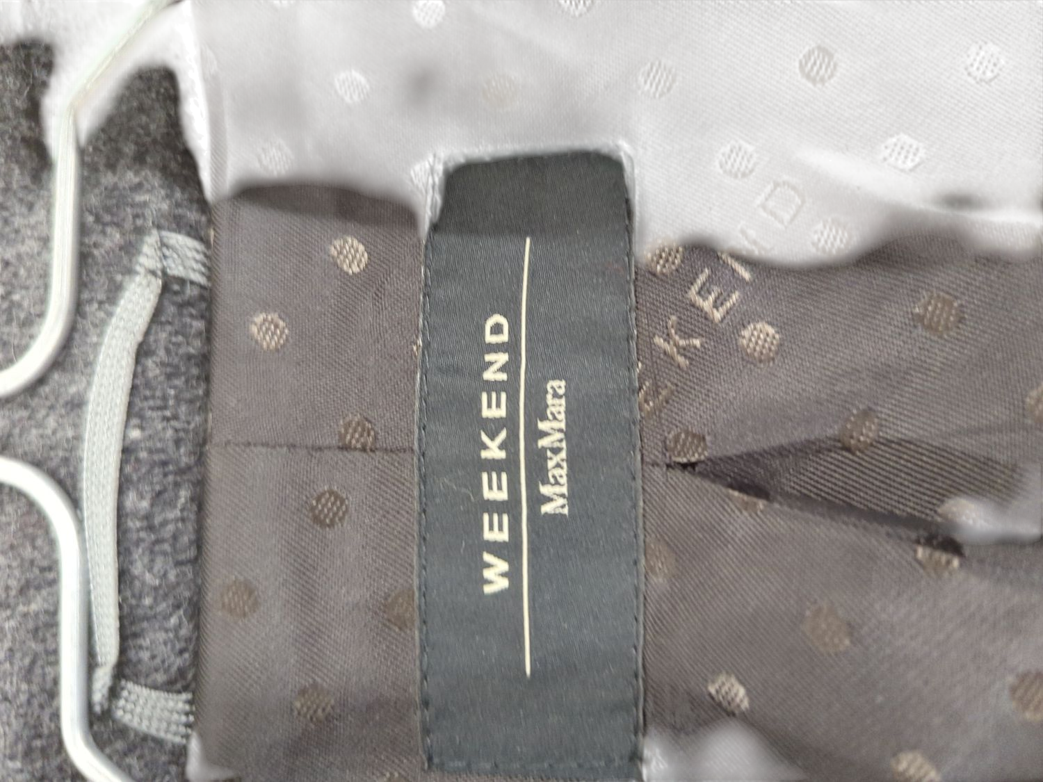 Weekend MaxMara Grey Wool Blazer - EU Size 44/46