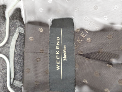 Weekend MaxMara Grey Wool Blazer - EU Size 44/46