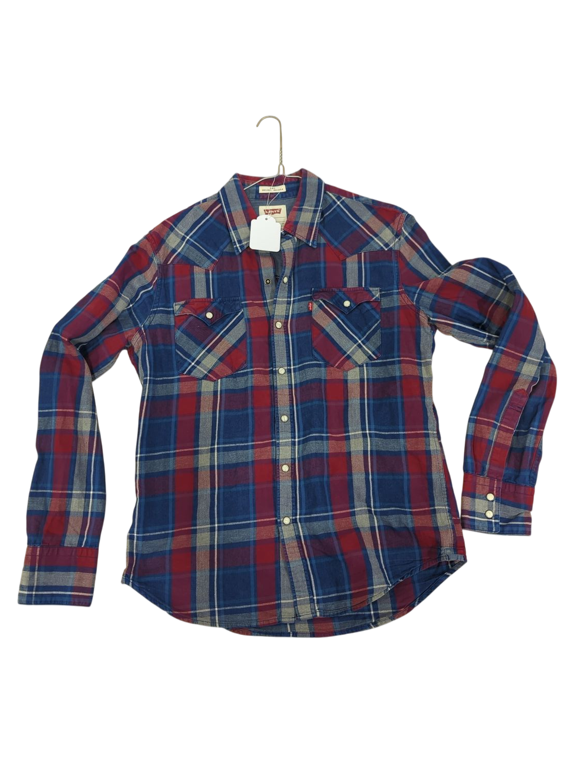 Levi's Plaid Flannel Button-Down Shirt - Size M