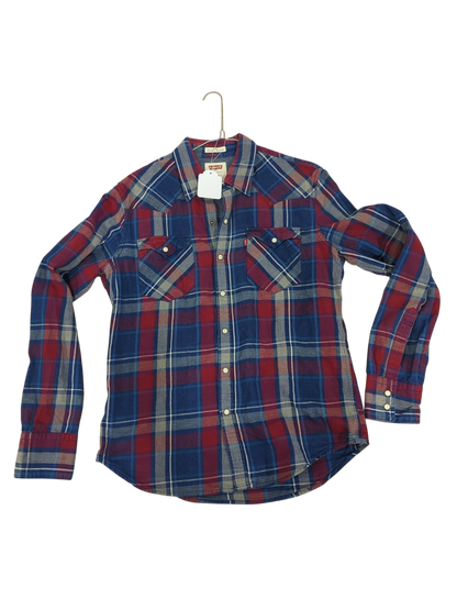 Levi's Plaid Flannel Button-Down Shirt - Size M