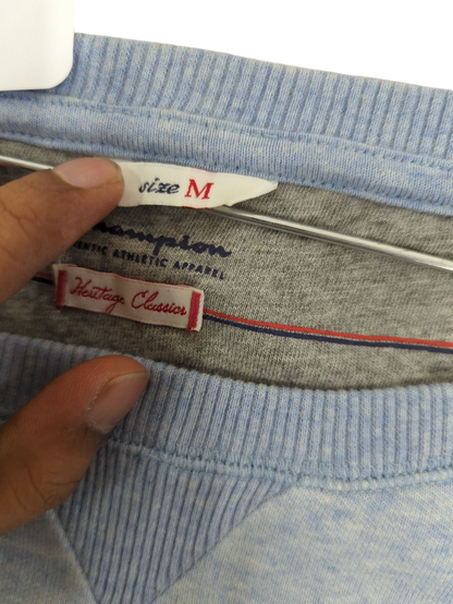 Champion Light Blue Sweatshirt - Size M