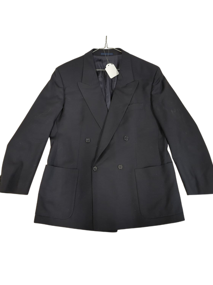 Hugo Boss Black Suit by Garbicio - Italian Wool - Size 46R