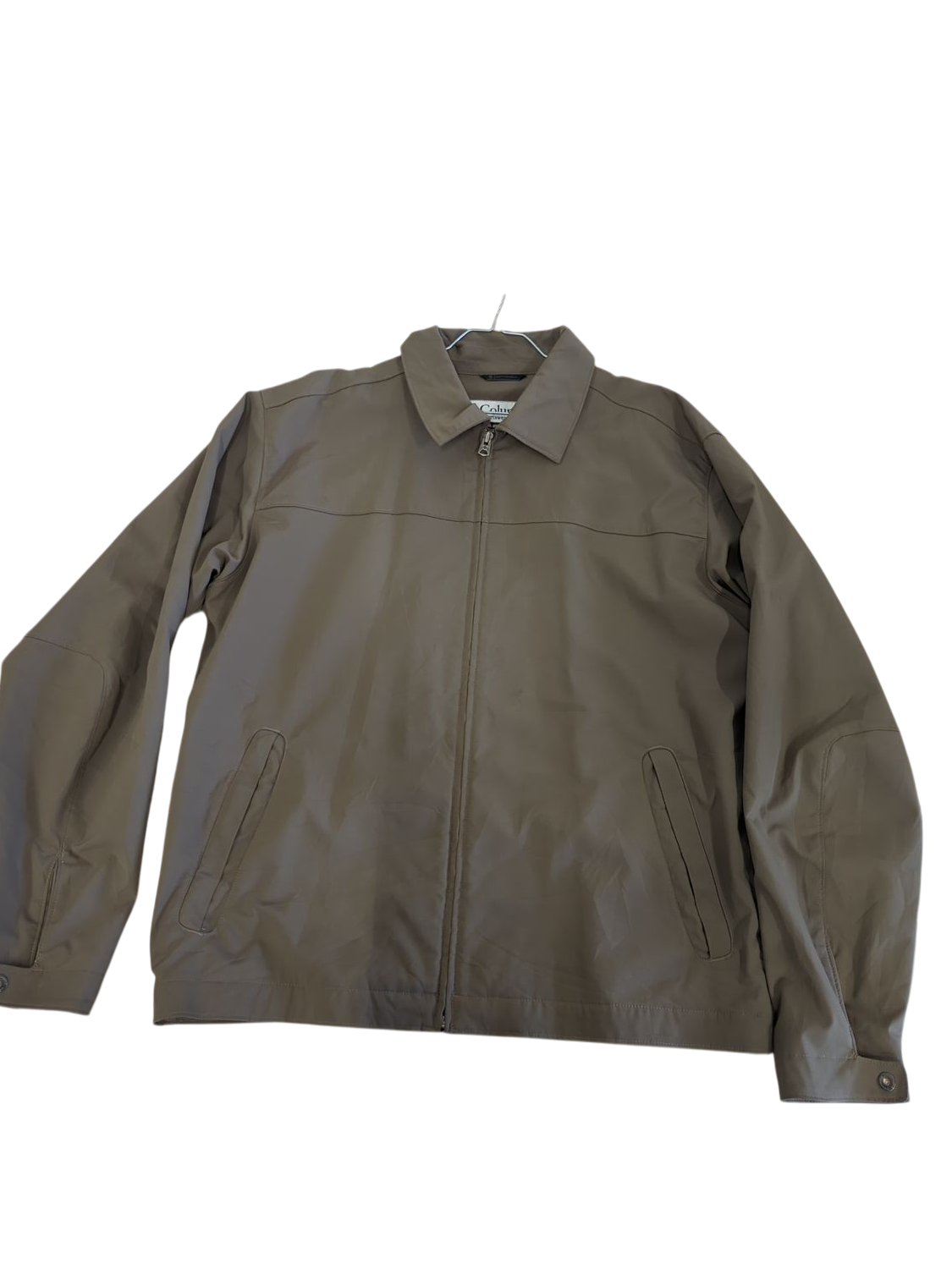 Columbia Sportswear Olive Windbreaker Jacket - Size L