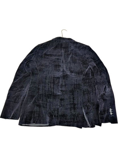 Armani Collezione Black Velvet Blazer - Size 56/R - Italian Made