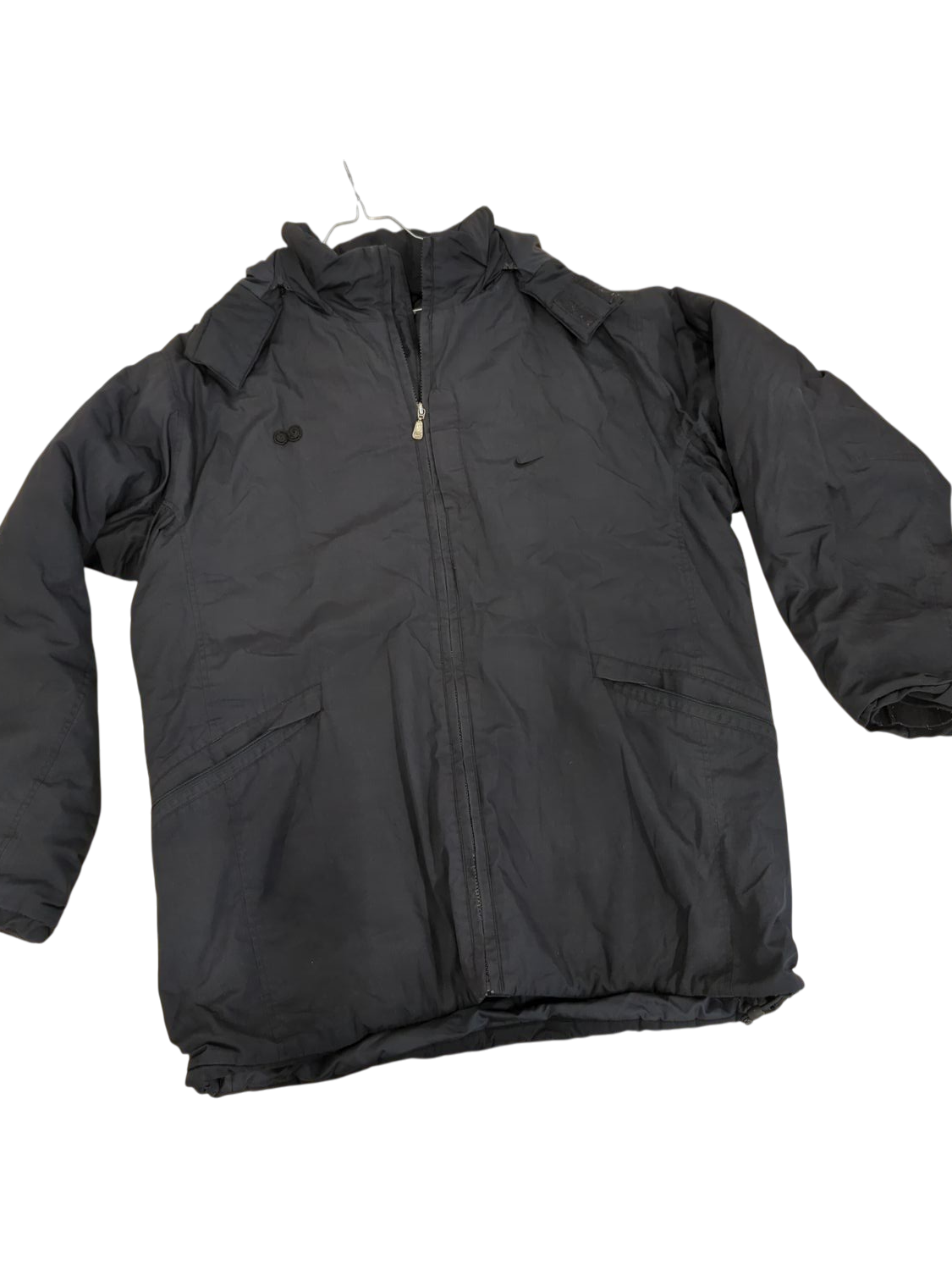 Nike Black Windbreaker Jacket - Size L