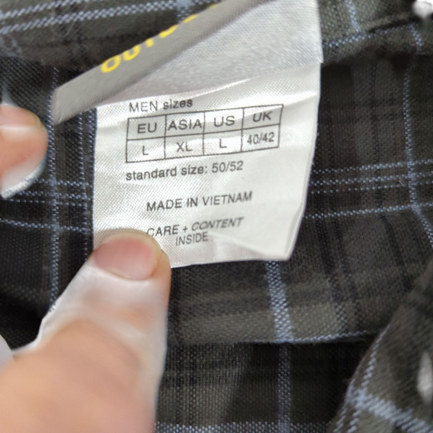 Jack Wolfskin Outdoor Plaid Button-Down Shirt