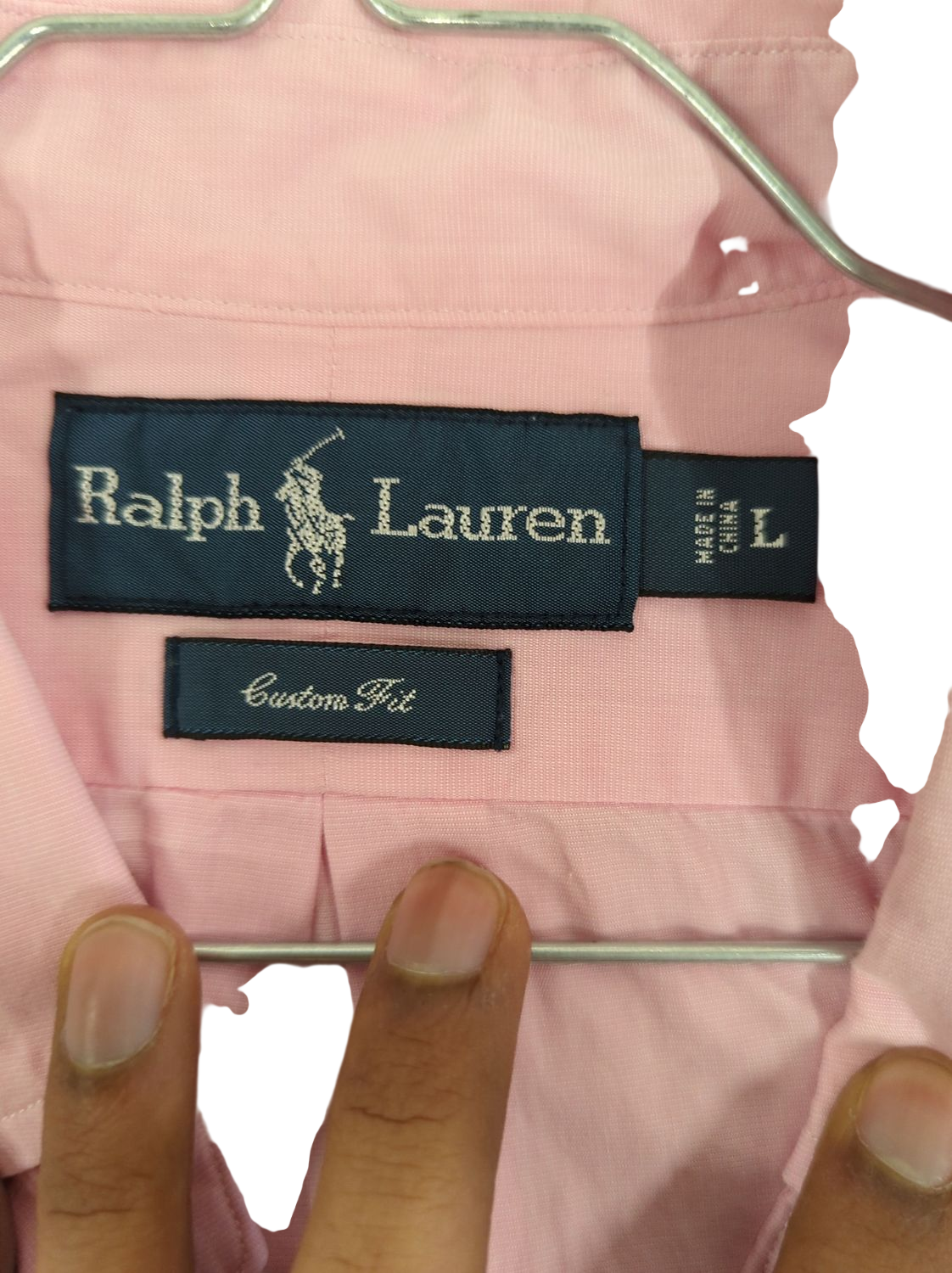 Ralph Lauren Pink Button-Down Shirt - Custom Fit