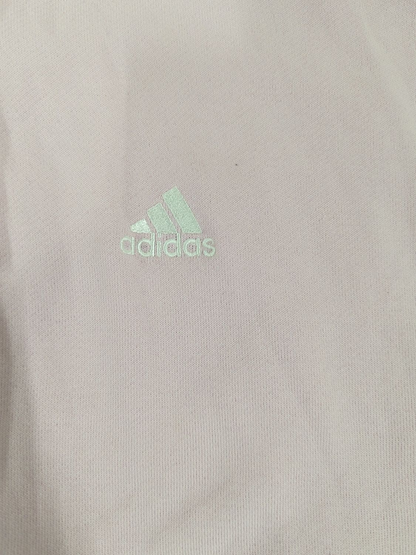 Adidas Pink Bomber Jacket with White Stripes - Size XL