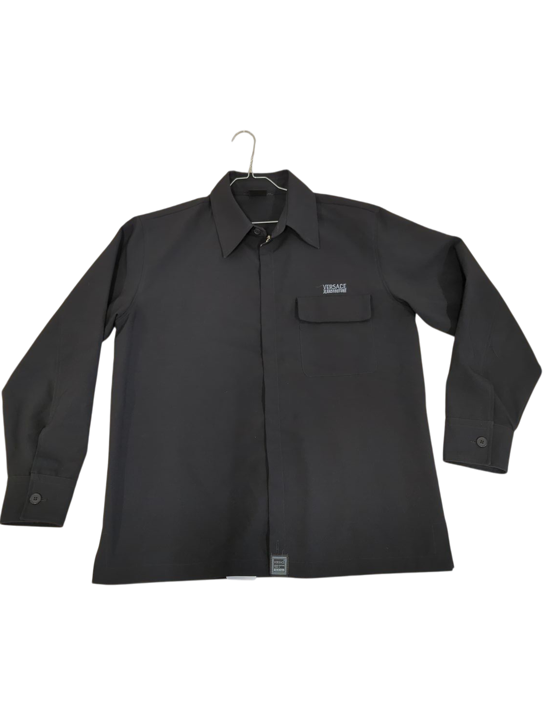Versace Jeans Couture Black Button-Up Shirt