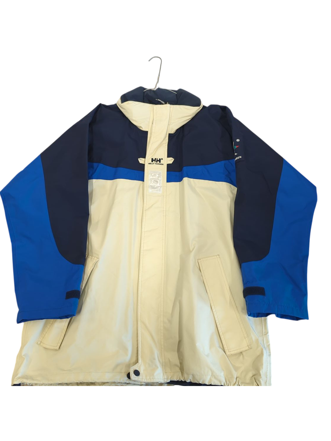 Helly Hansen Sailing Jacket - Size M - Tricolor Navy/Blue/White