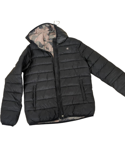 Champion Black Down Puffer Jacket - X-Large
