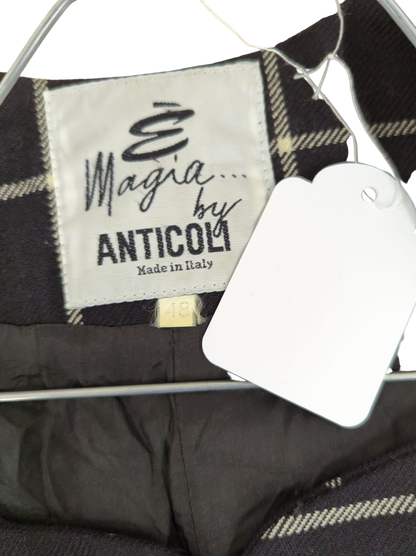 Margiela for Anticoli Black & White Checkered Button-Down Shirt - Made in Italy