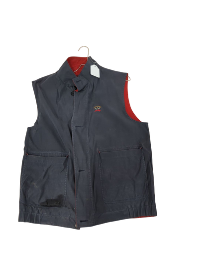 Paul & Shark Sleeveless Blue Windbreaker Vest
