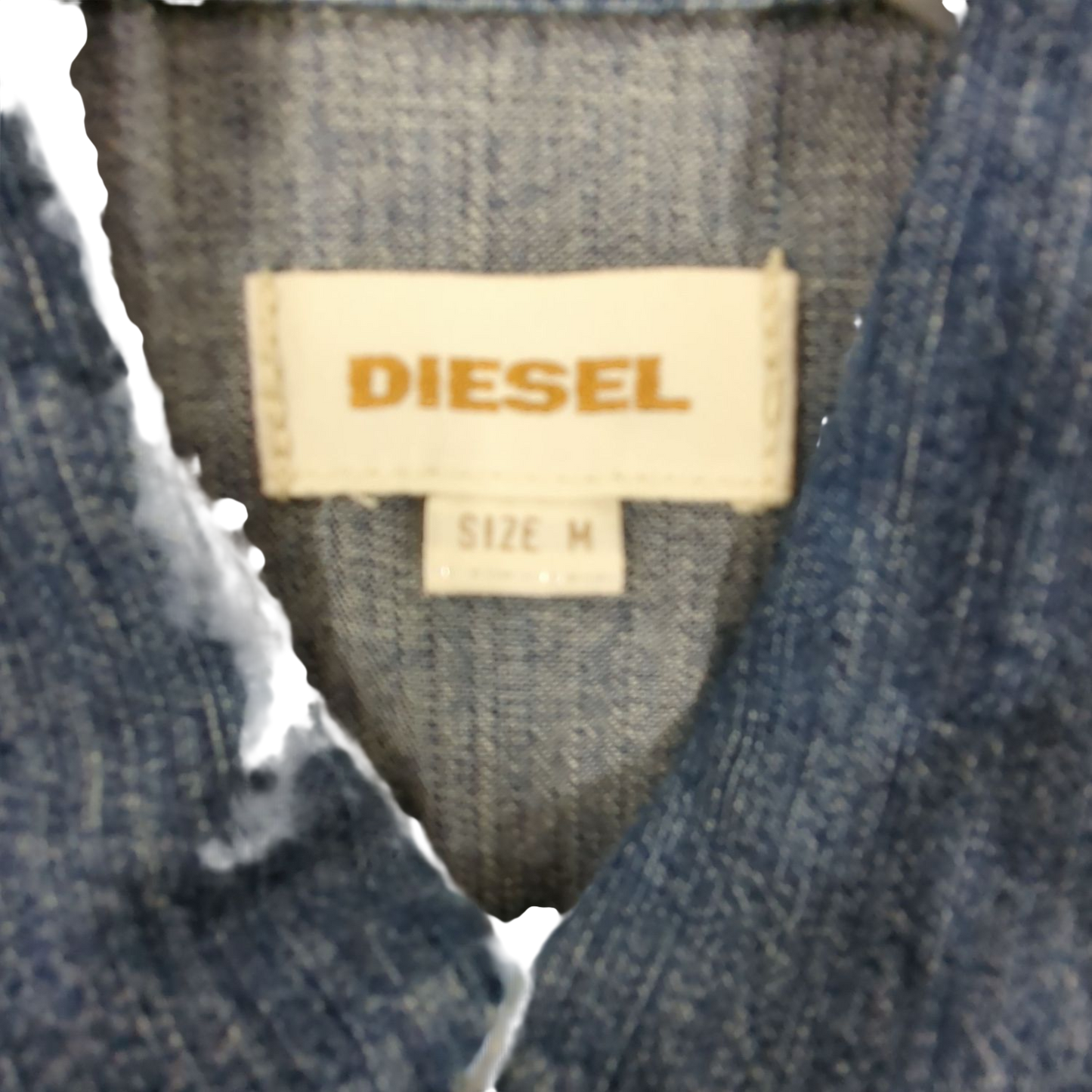 Diesel Denim Button-Down Shirt - Size M