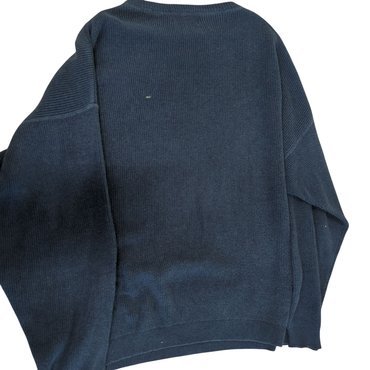 Eddie Bauer Navy Blue Ribbed Sweater - Size XL