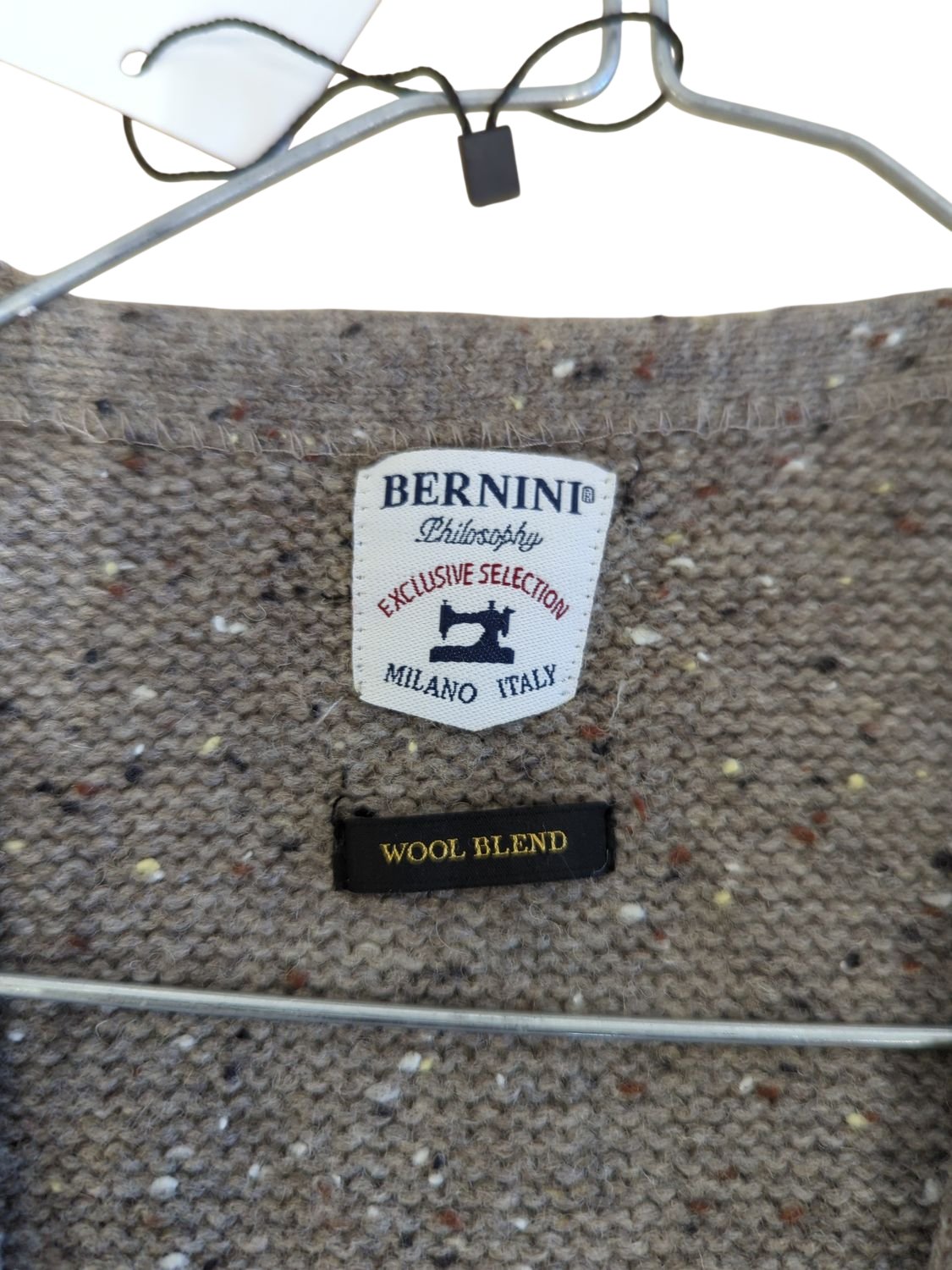 Bernini Milano Grey Wool Blend Vest - Italian Exclusive Selection