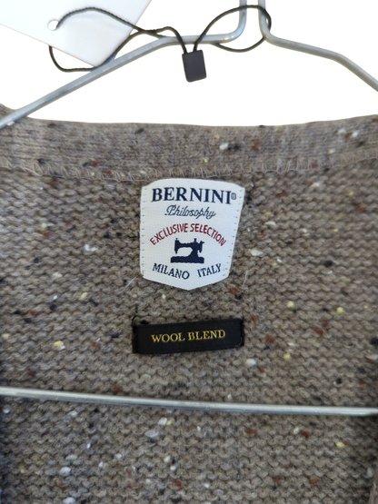 Bernini Milano Grey Wool Blend Vest - Italian Exclusive Selection