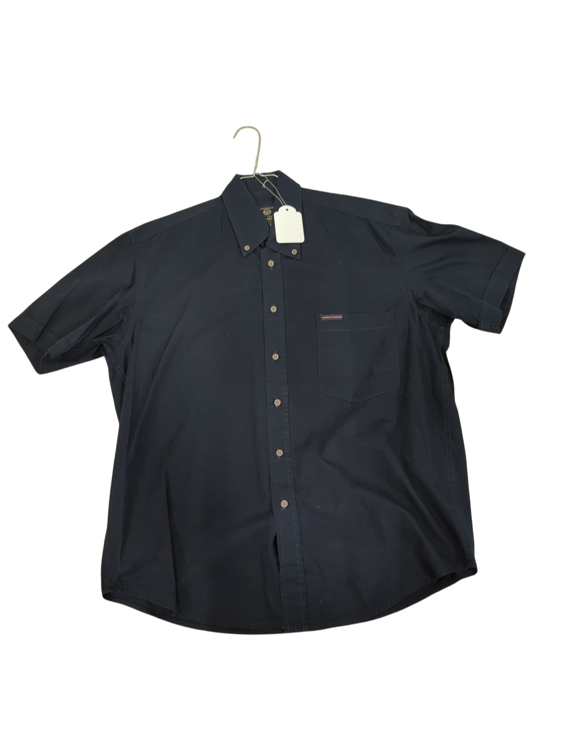 Sergio Tacchini Navy Button-Down Shirt - Size L