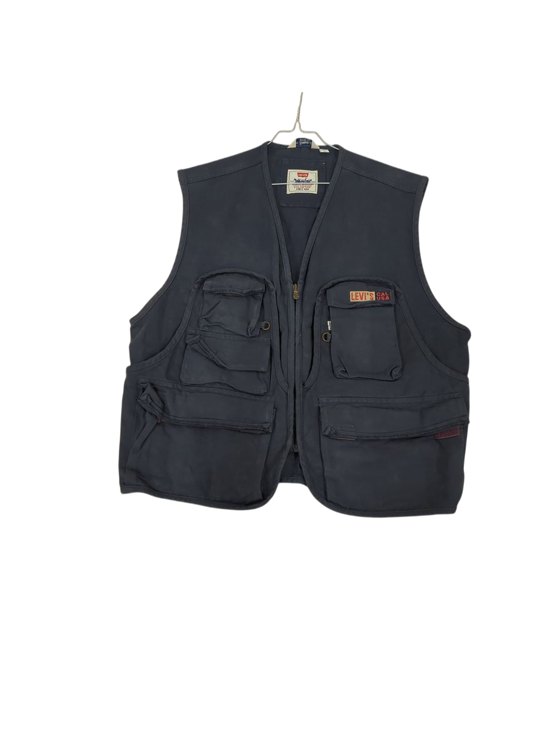 Levi Strauss Navy Utility Vest - Size L