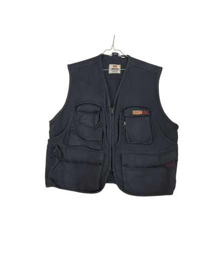 Levi Strauss Navy Utility Vest - Size L
