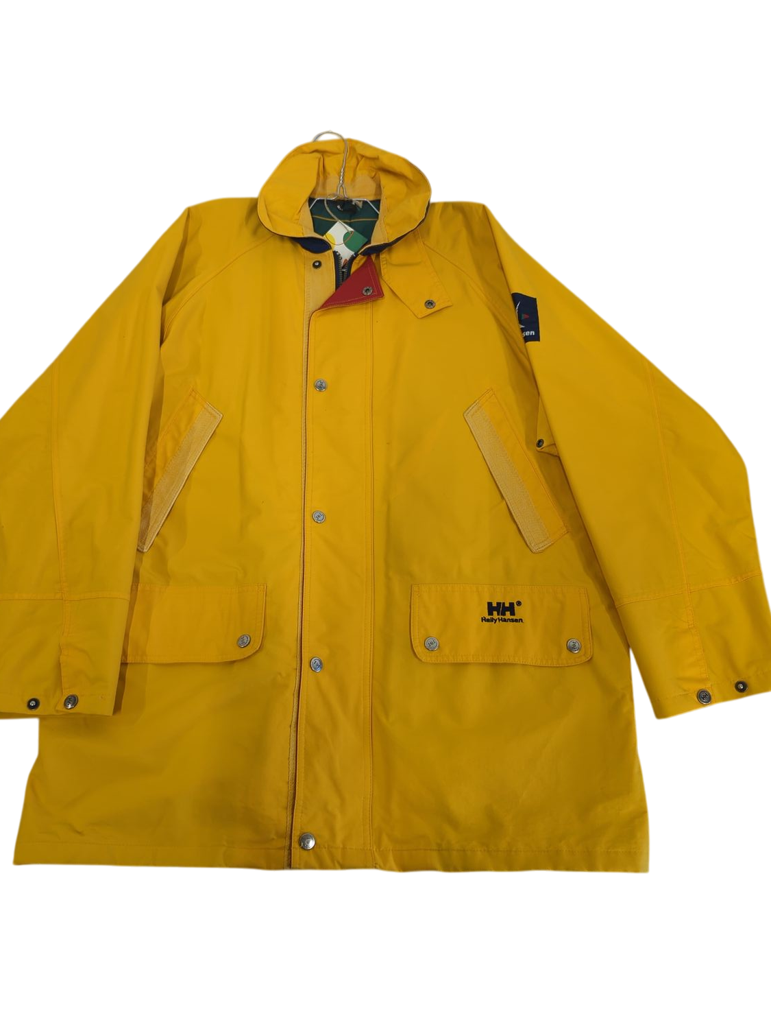 Helly Hansen Yellow Waterproof Sailing Jacket - Vintage Windbreaker