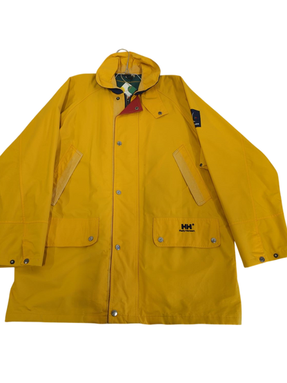 Helly Hansen Yellow Waterproof Sailing Jacket - Vintage Windbreaker
