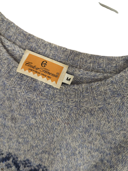 Eddie Bauer Fair Isle Wool Blend Sweater - Size M