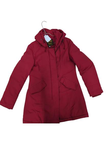 Woolrich Red Wool Parka Jacket - Size S