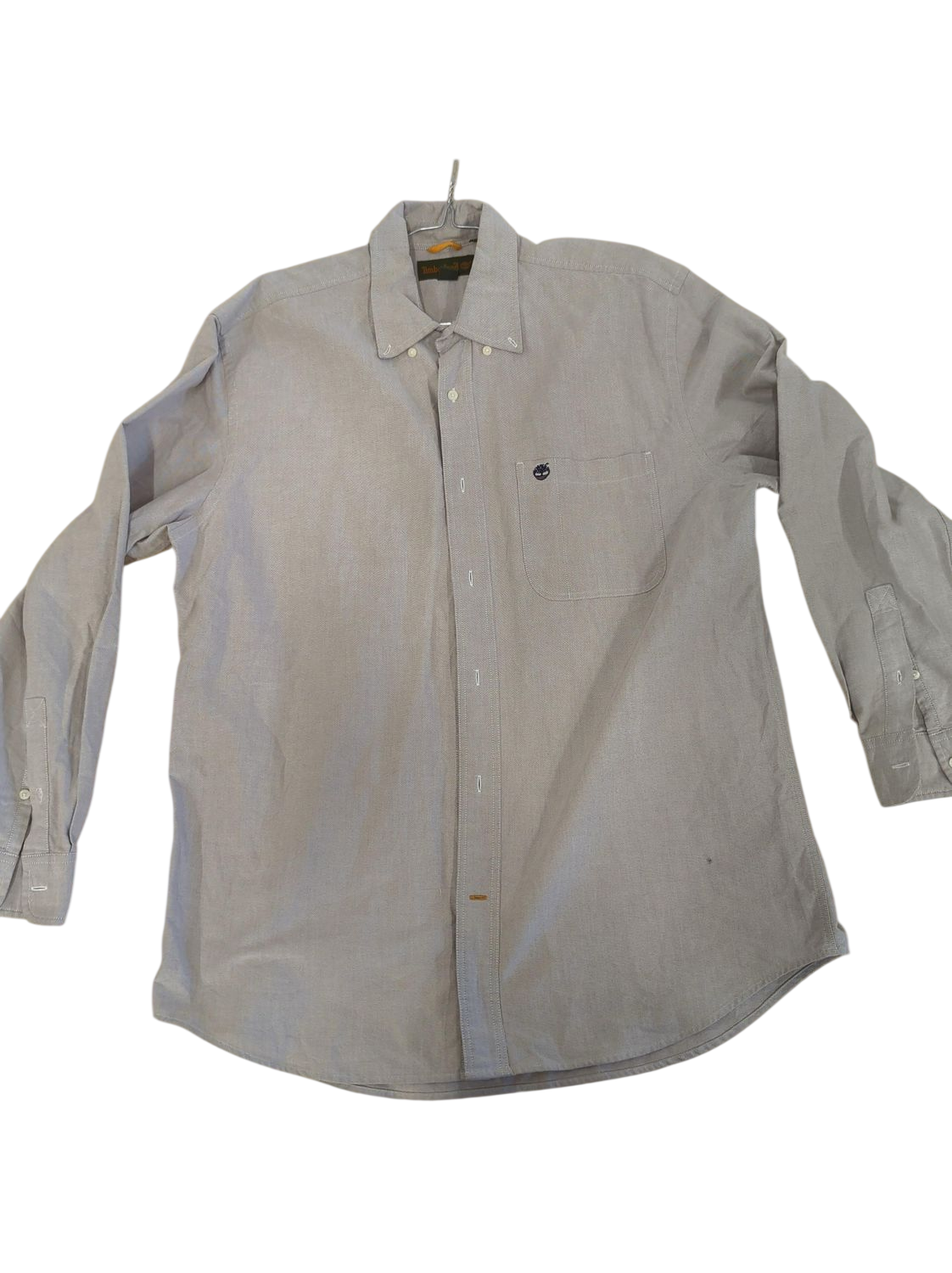 Timberland Grey Button-Down Shirt - Size L