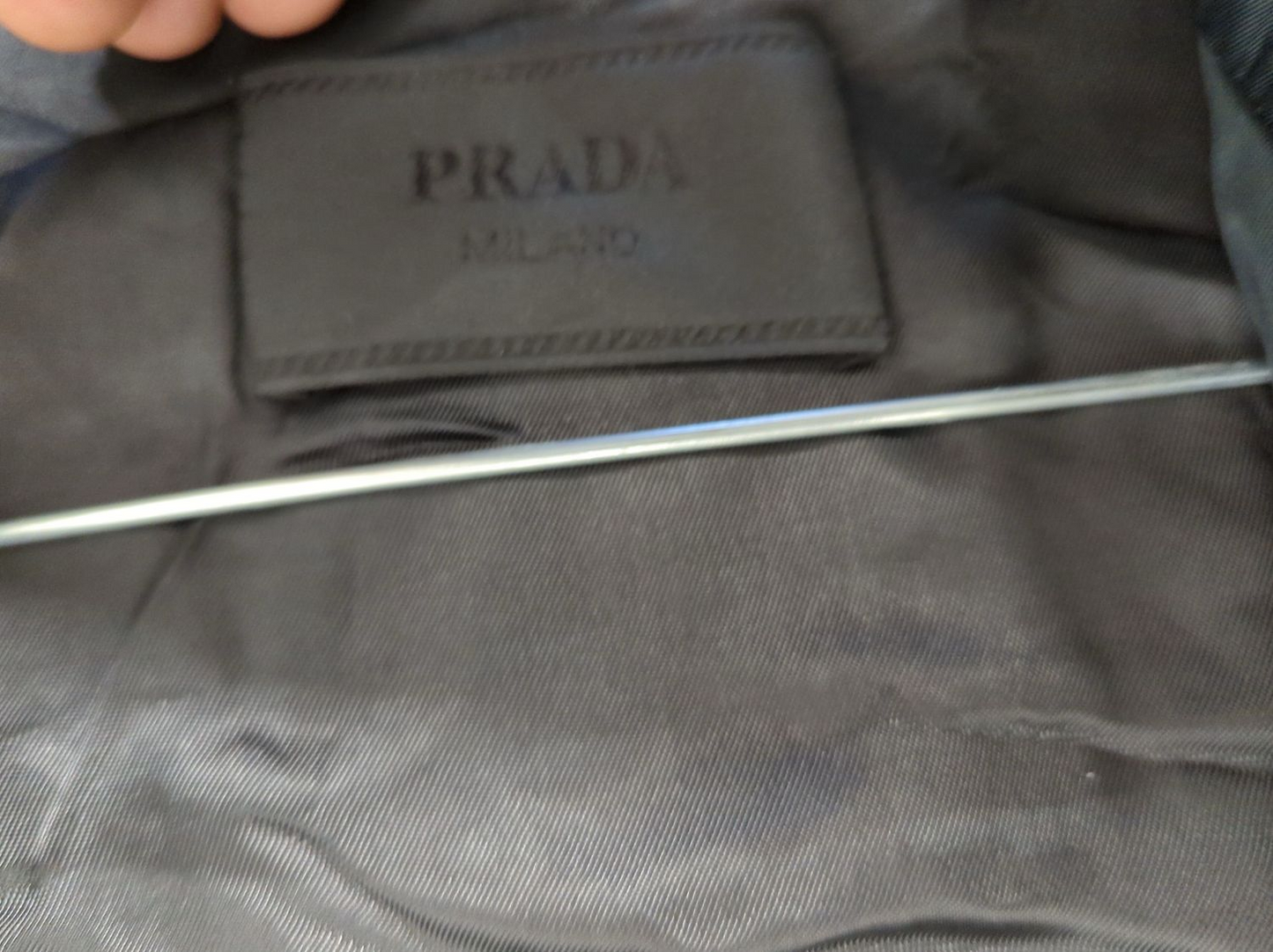 PRADA Black Windbreaker Jacket - Men's