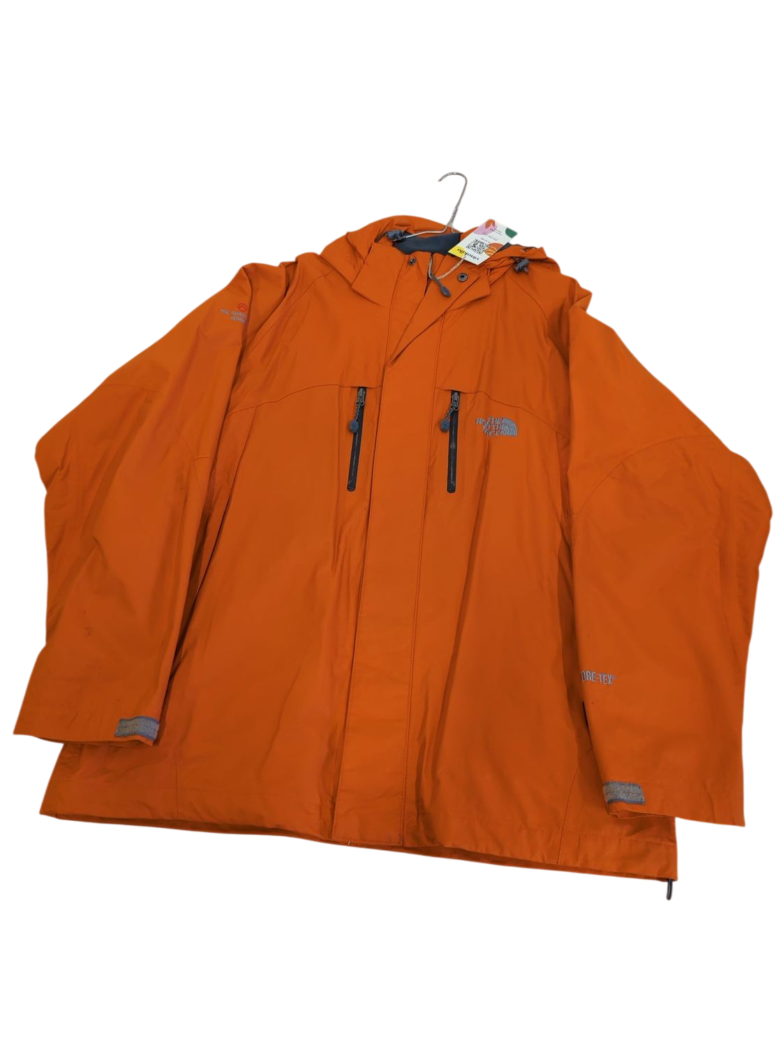 The North Face Summit Series Orange Windbreaker Jacket - Size XL