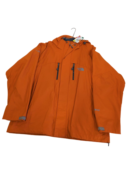 The North Face Summit Series Orange Windbreaker Jacket - Size XL