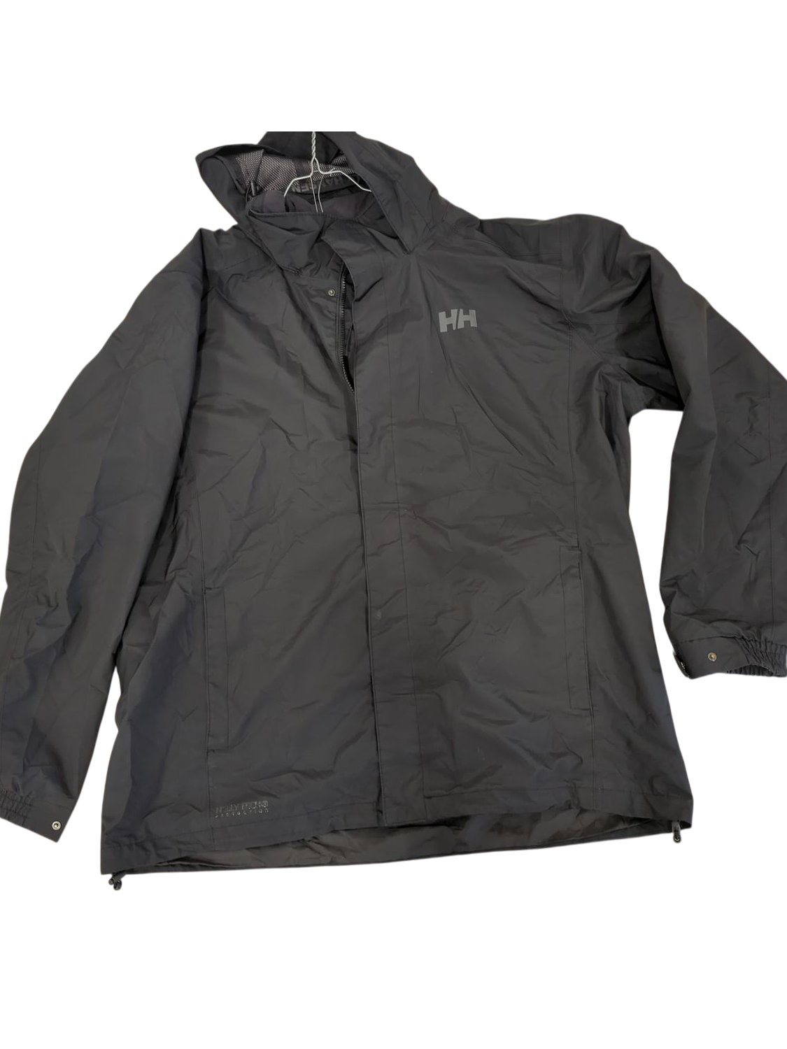 Helly Hansen Black Windbreaker Jacket - Size 3XL