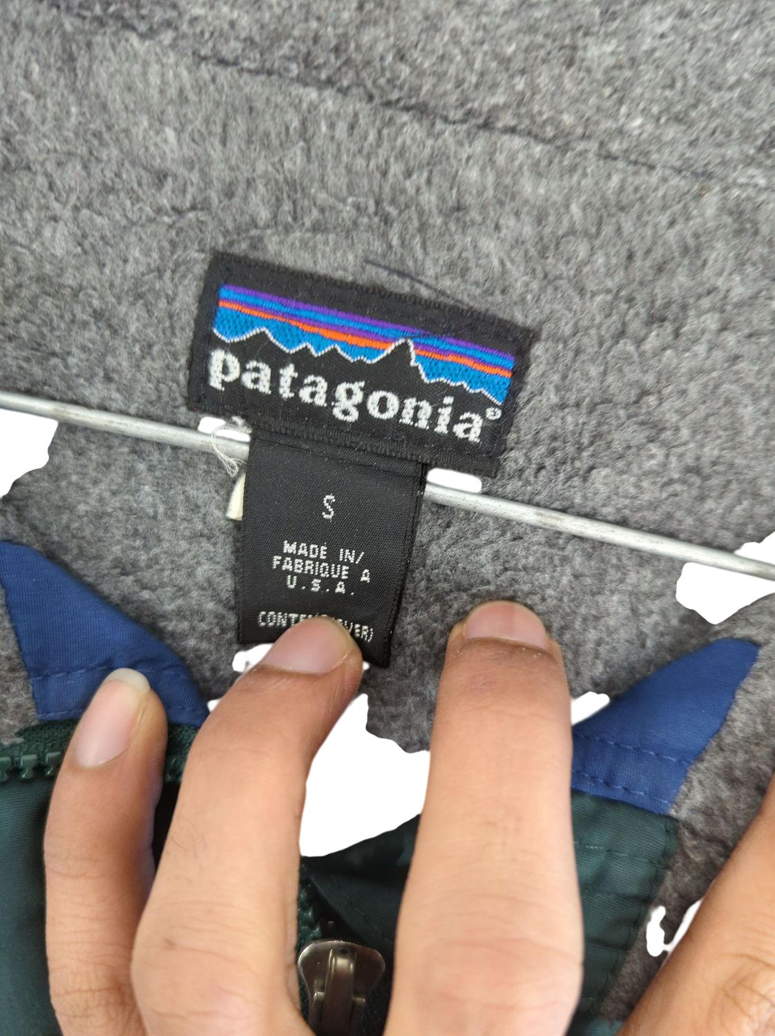 Patagonia Green Windbreaker Jacket - Size S