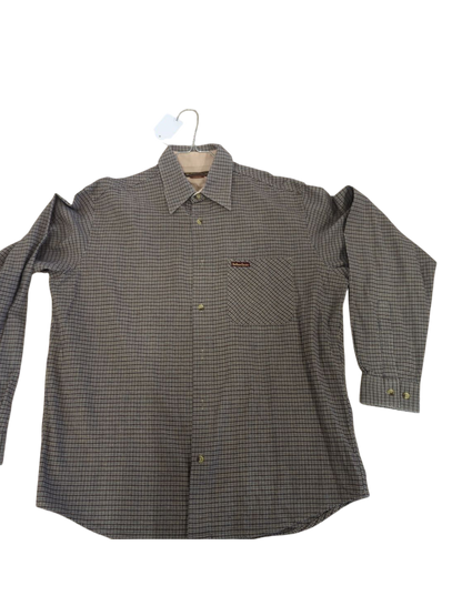 Marlboro Classics Checkered Button-Down Shirt - Medium - Quality Label