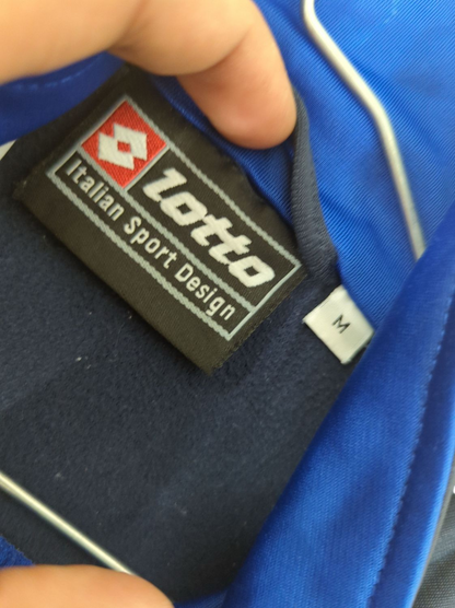 Lotto Men's Blue and Navy Windbreaker Jacket - Size M