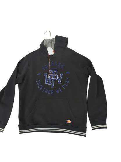 Ellesse Black Sweatshirt with Blue Logo - Size M