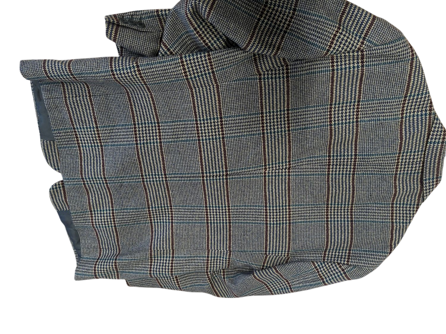 Emporio Armani Men's Wool Blend Plaid Blazer - Size 50 (EU)