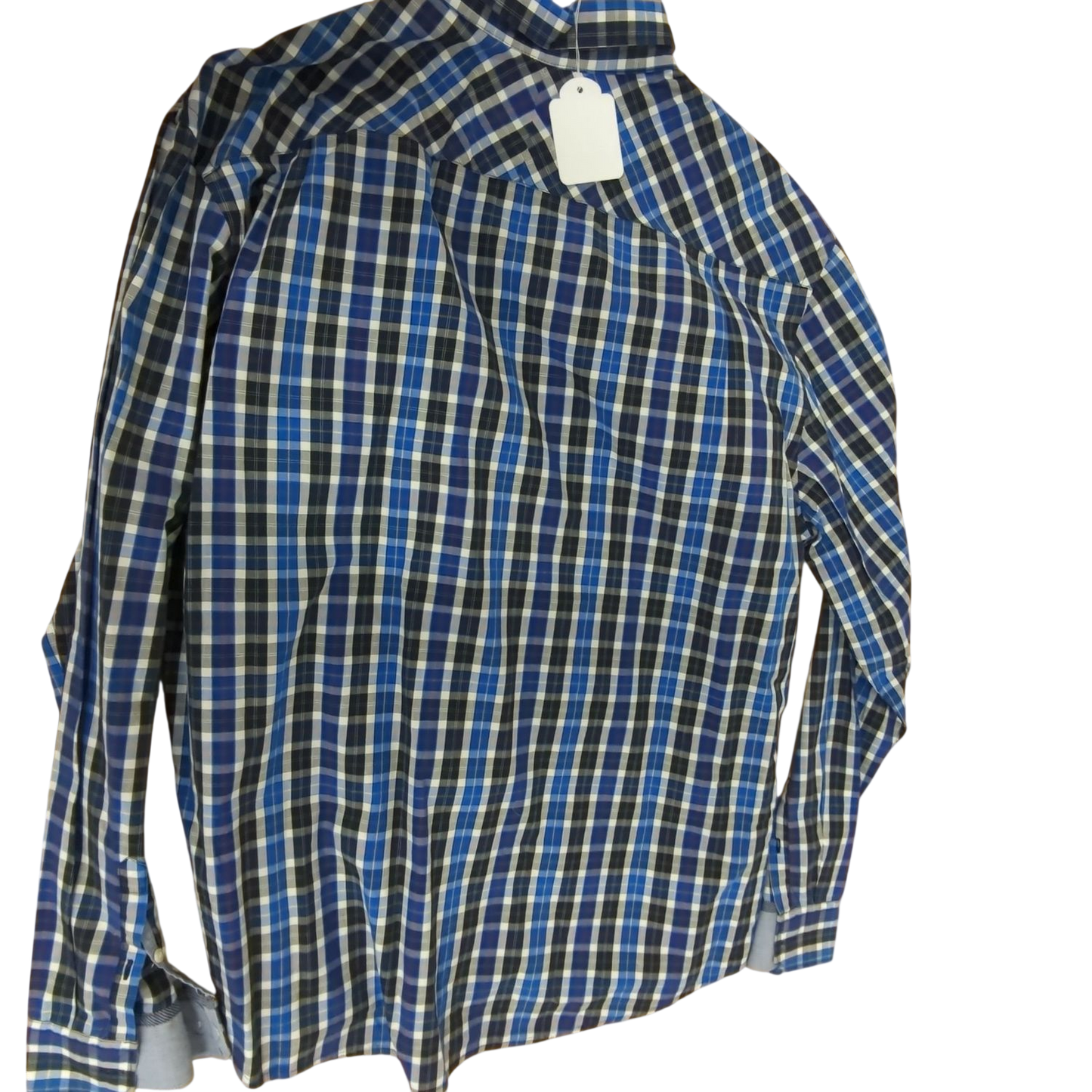 Dockers Blue Plaid Button-Down Shirt - Size XL