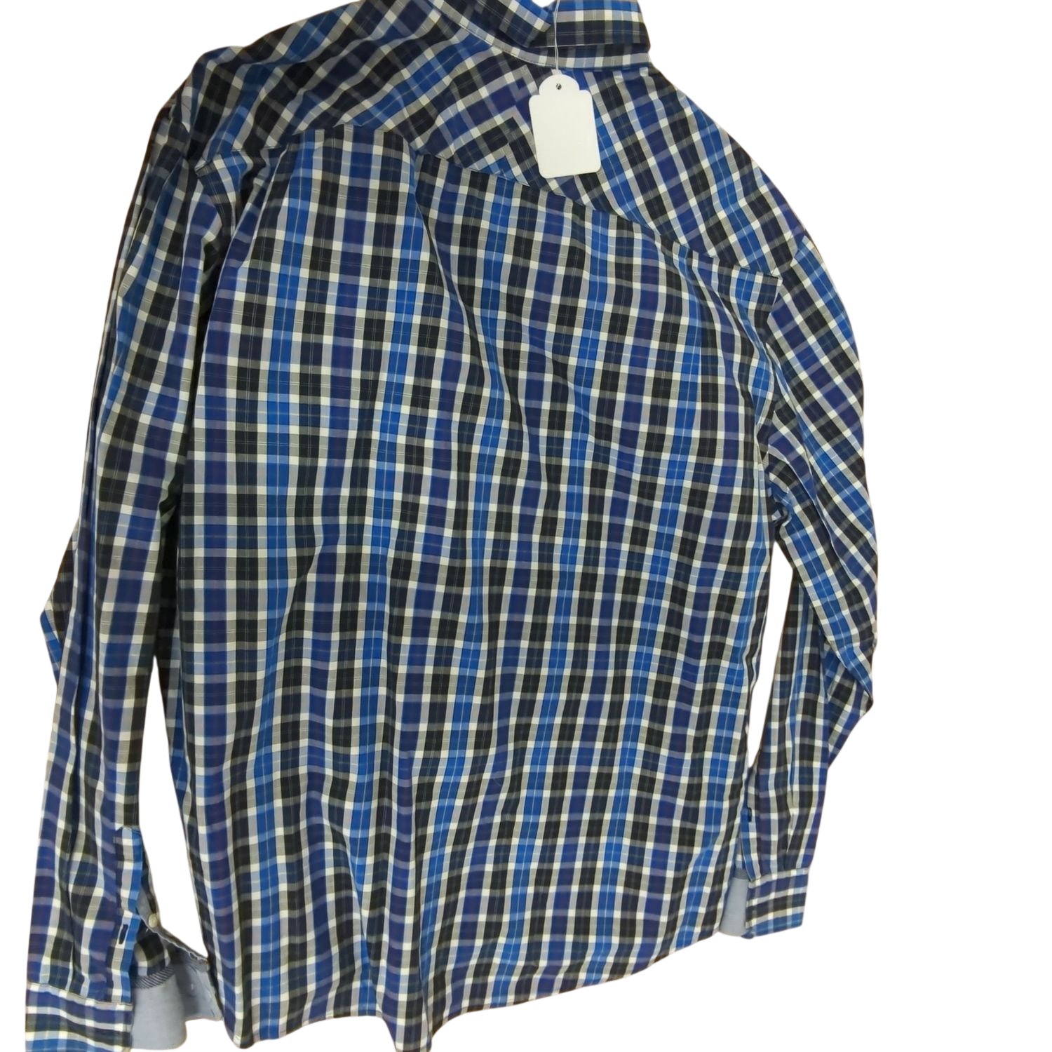 Dockers Blue Plaid Button-Down Shirt - Size XL