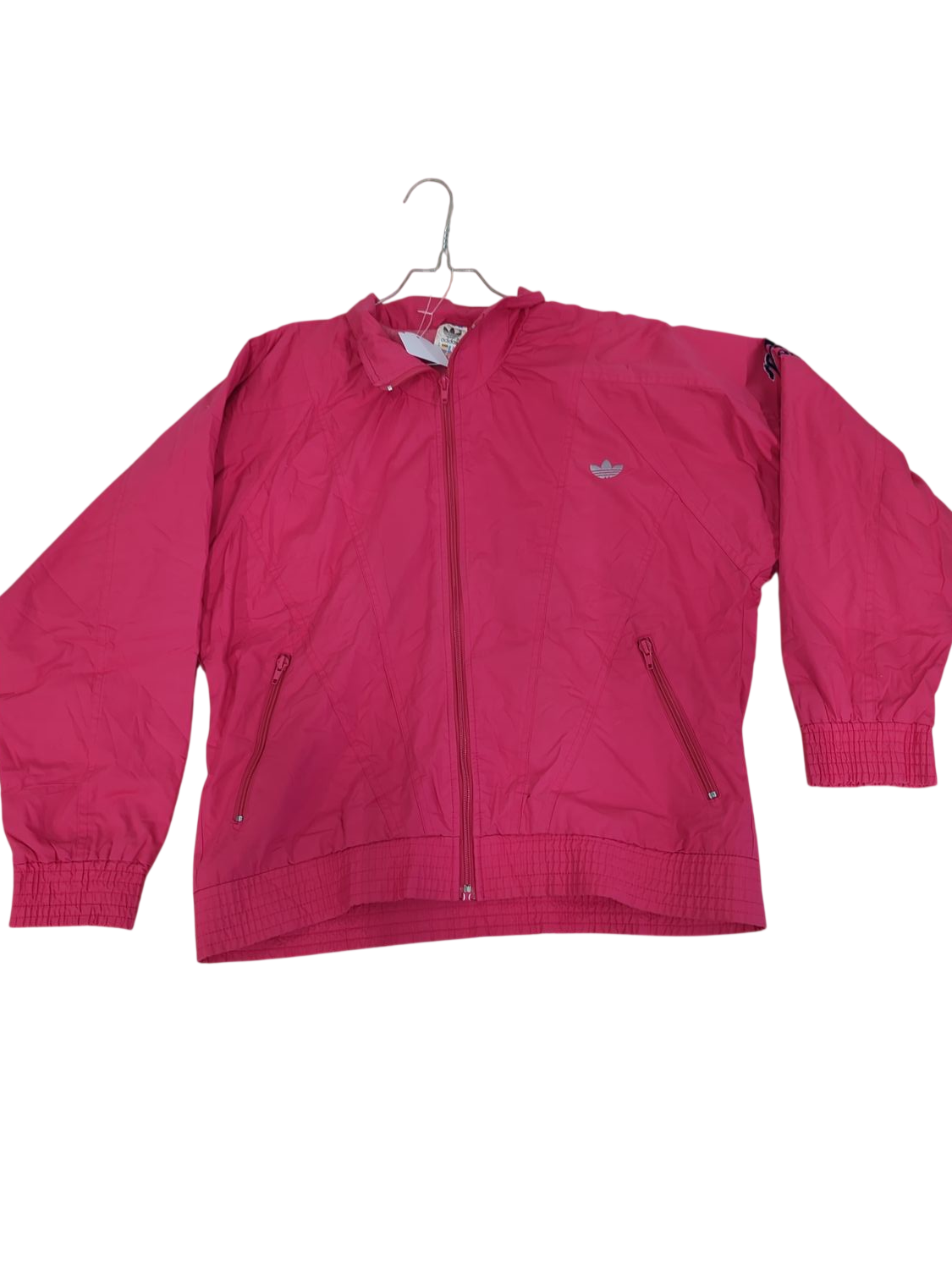 Adidas Pink Windbreaker Jacket - Size 42/44