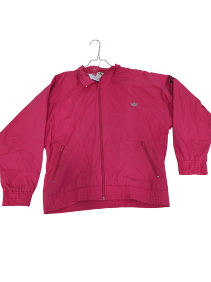 Adidas Pink Windbreaker Jacket - Size 42/44