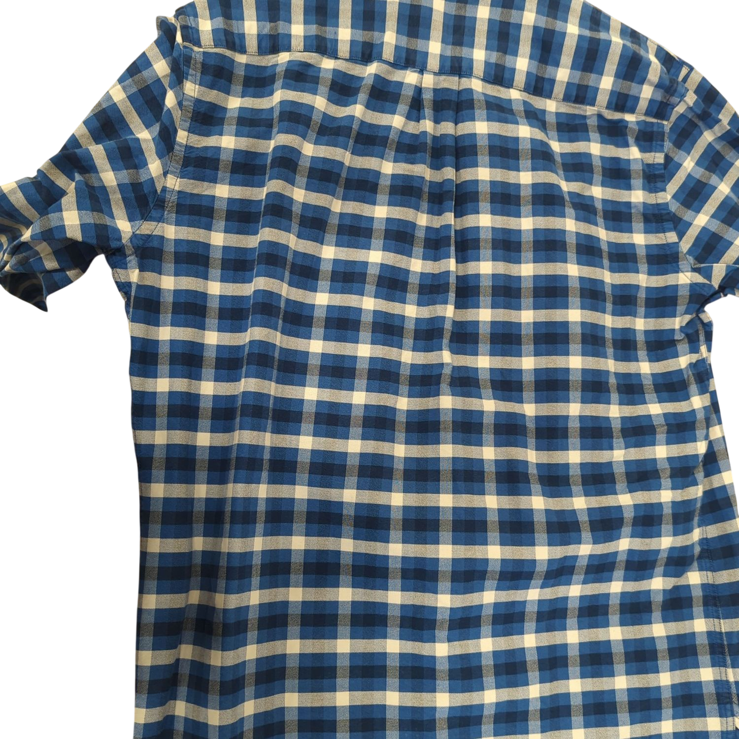 Levi's Blue Checkered Button-Down Shirt - Size L